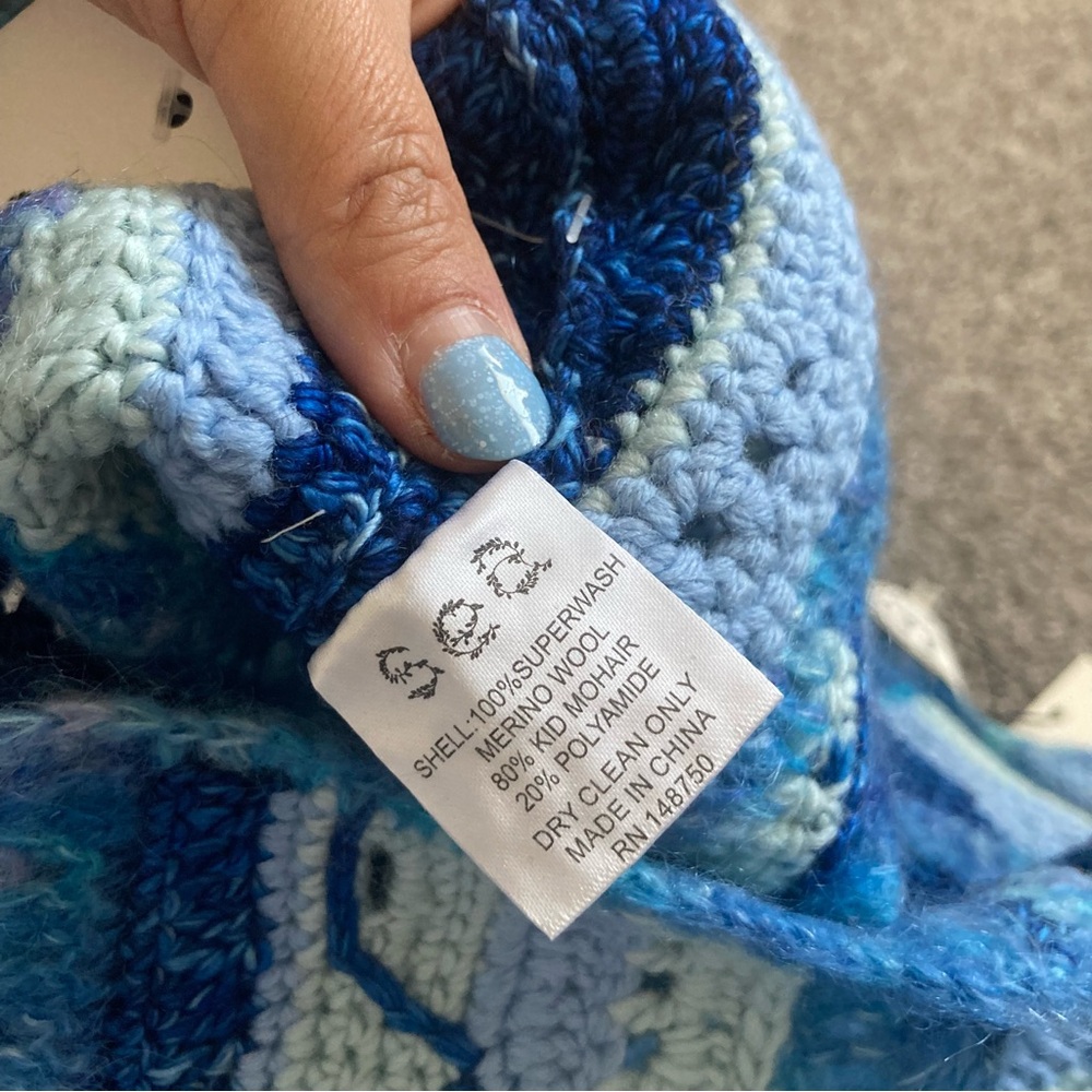 Sea New York Blue Patterned Midi Skirt - Picture 8 of 13